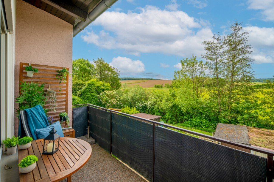 Balkon mit Weitblick ins Gr�ne Etagenwohnung Ober-Ramstadt / Rohrbach