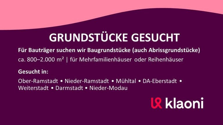  Ober-Ramstadt Wohngrundst�ck 