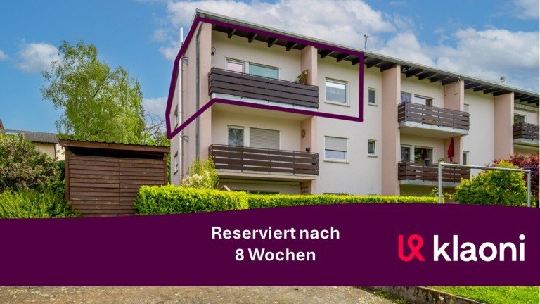 Reserviert Ober-Ramstadt / Rohrbach Etagenwohnung 3 Zimmer ETW mit Balkon, Kaminofen und Weitblick - Einziehen und Ausblick genie�en