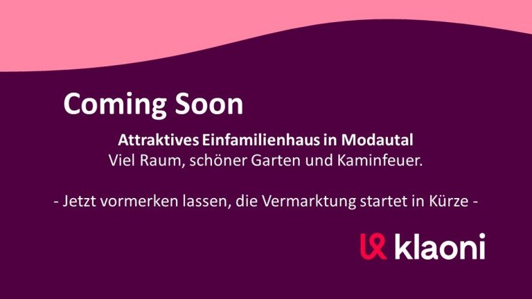 Coming Soon Modautal Einfamilienhaus Viel Raum. Sch�ner Garten und Kaminfeuer. Wohnen wo andere Urlaub machen.