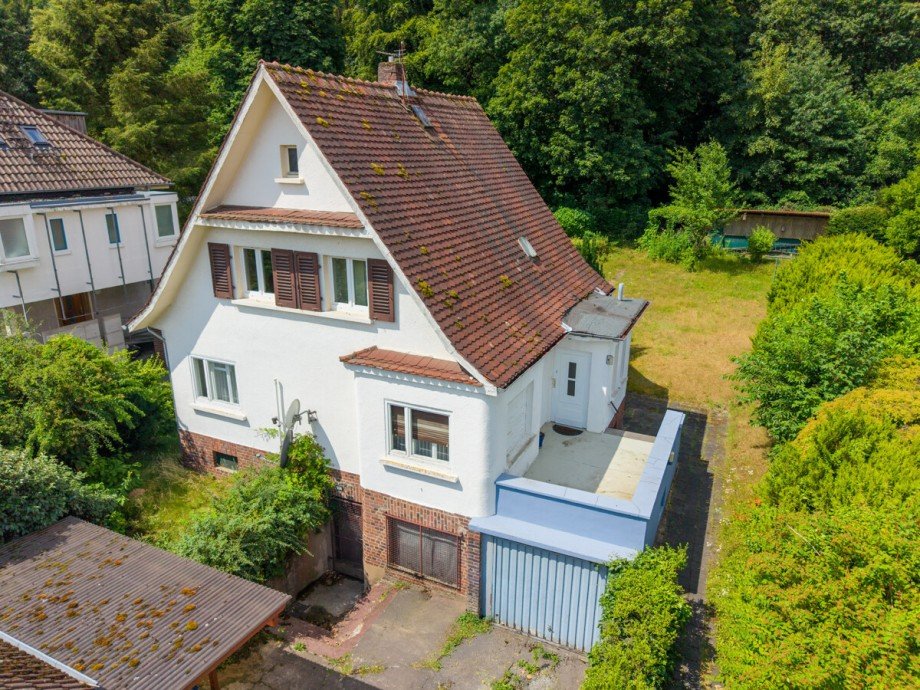 Haus 1 - Ansicht vorne + Garage Haus M�hltal / Trautheim